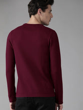 RajsriManyata Solid Men Maroon T-Shirt