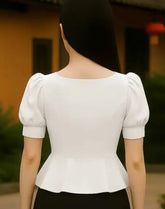 Ivory grace lycra top